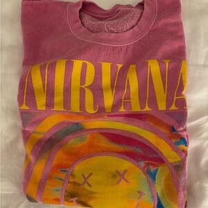 Nirvana Pink Sweatshirt ! Vintage & Oversized fit!
